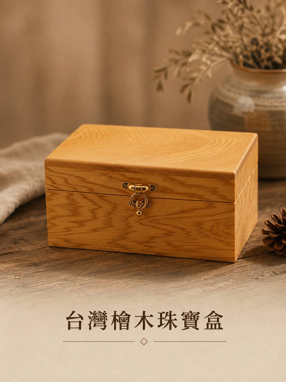 台灣檜木珠寶盒